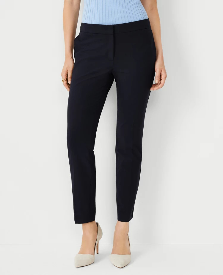 The Ankle Pant in Seasonless Stretch - Curvy Fit | Ann Taylor (US)
