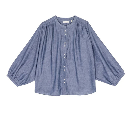 OJAI TOP - BLUE CHAMBRAY | DÔEN | DOEN