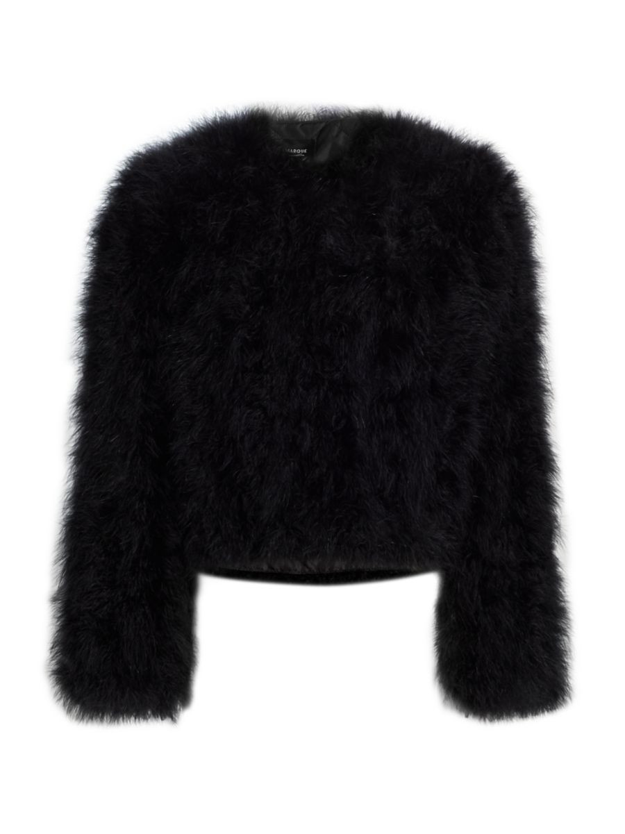 Deora Feathered Jacket | Saks Fifth Avenue