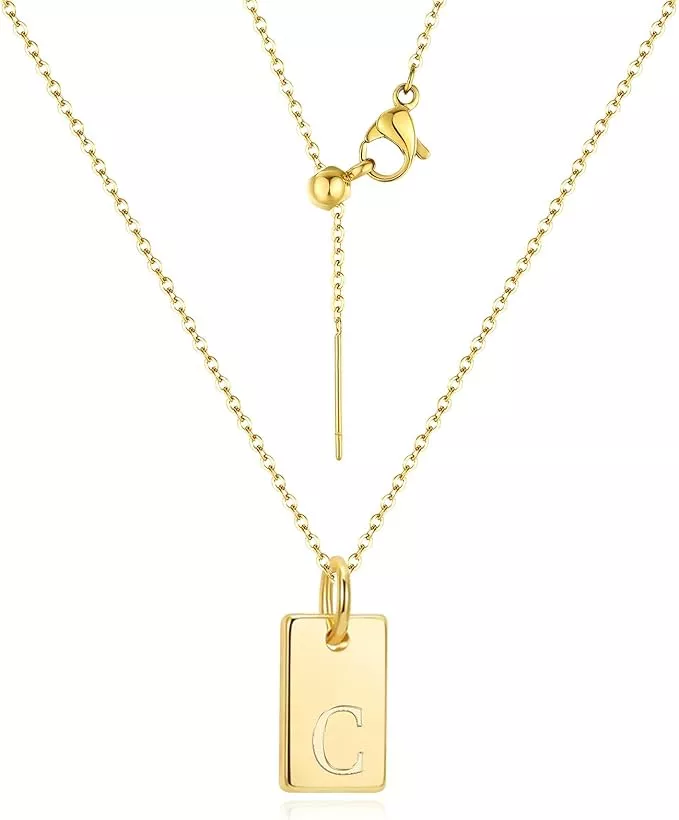 Eben-Ezer Women's Capital A-Z Initial Necklace