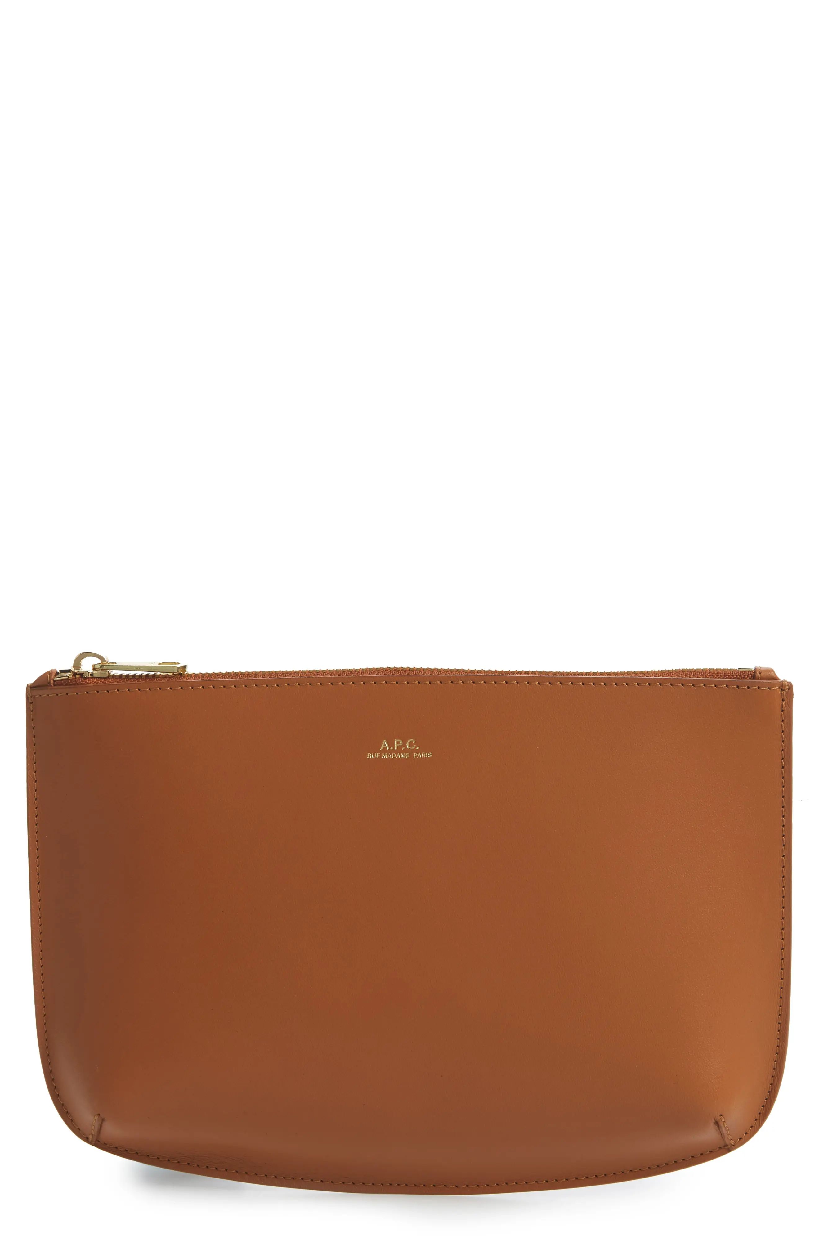 Sarah Leather Clutch | Nordstrom