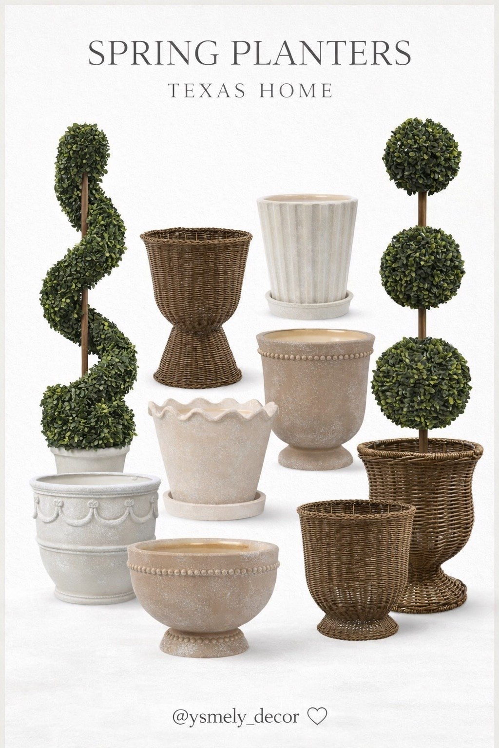 Neutral planters, timeless textures, and greenery that instantly elevates your outdoor space.
Perfect for a cozy, elegant spring patio ✨🌿


#WalmartFinds #WalmartPatio #SpringPatio #OutdoorDecor #NeutralDecor #PatioInspo #SpringDecor #TexasHome #QuietLuxury #YsmelyDecor

#LTKSeasonal #LTKHome #LTKmomlife