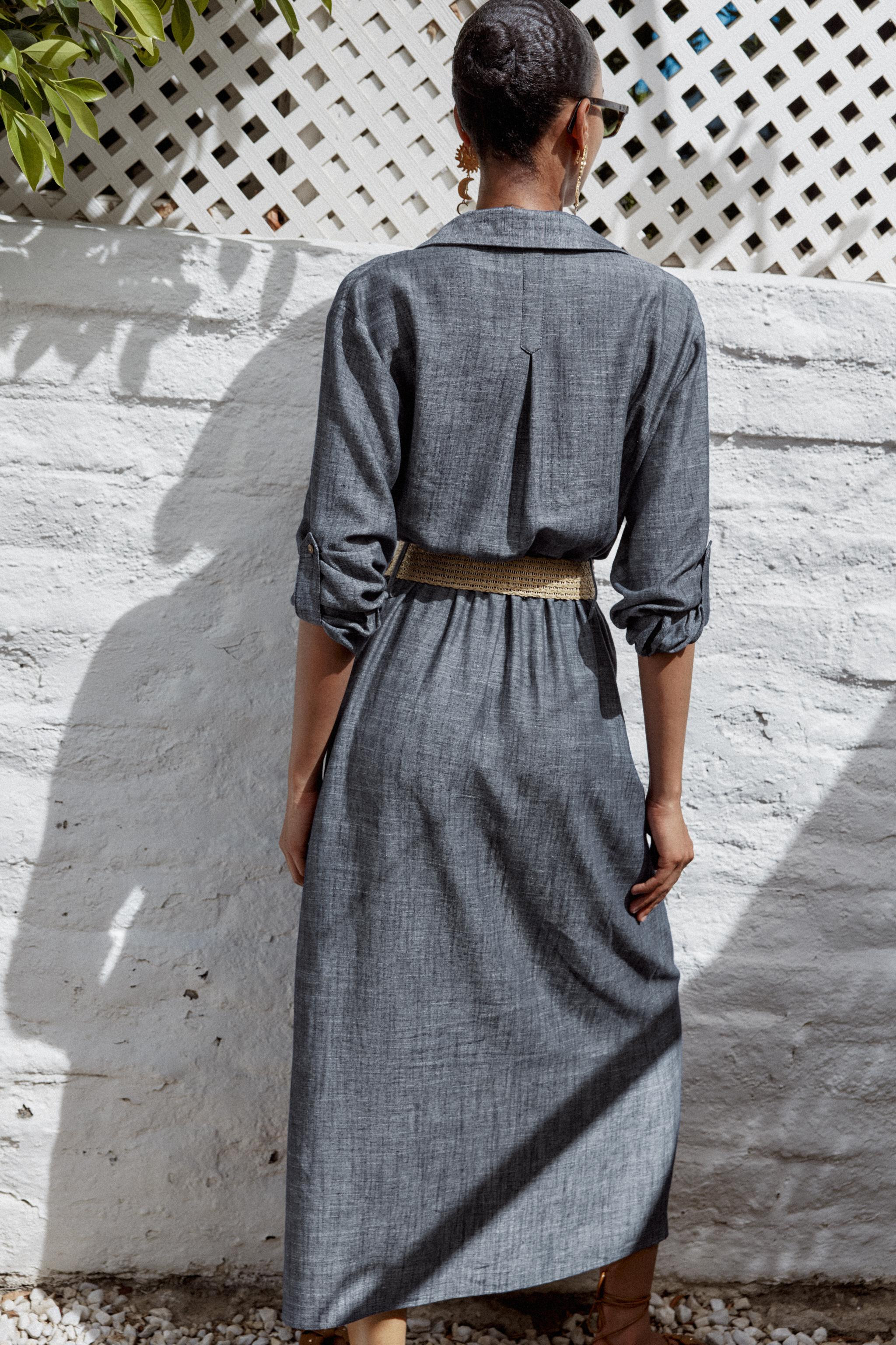 BELTED MIDI DRESS | Zara US