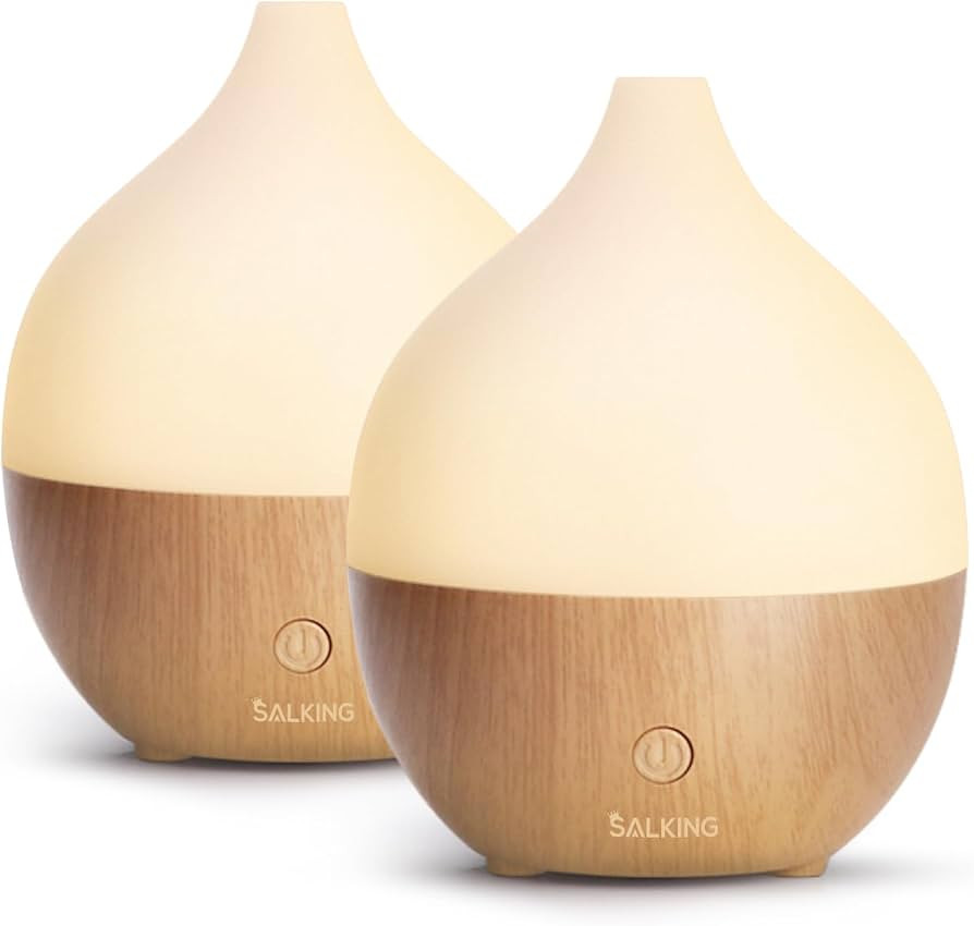 SALKING Essential Oil Diffuser 2 Pack, 100ml Aromatherapy Diffuser for Home | Amazon (US)