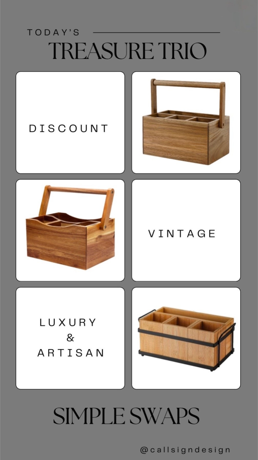 A wooden kitchen utensil basket that adds warmth and function to the countertop. Simple, practical, and timeless, it keeps everyday tools within reach while bringing a natural, lived-in feel to the kitchen.

#CallSignDesign #Vintage #Luxury #InteriorDesign #InteriorDecorating #Elegance #Chandelier #OldWorldCharm #DesignStyle #CastleCore #OldWorldCharm  #SimpleSwaps
