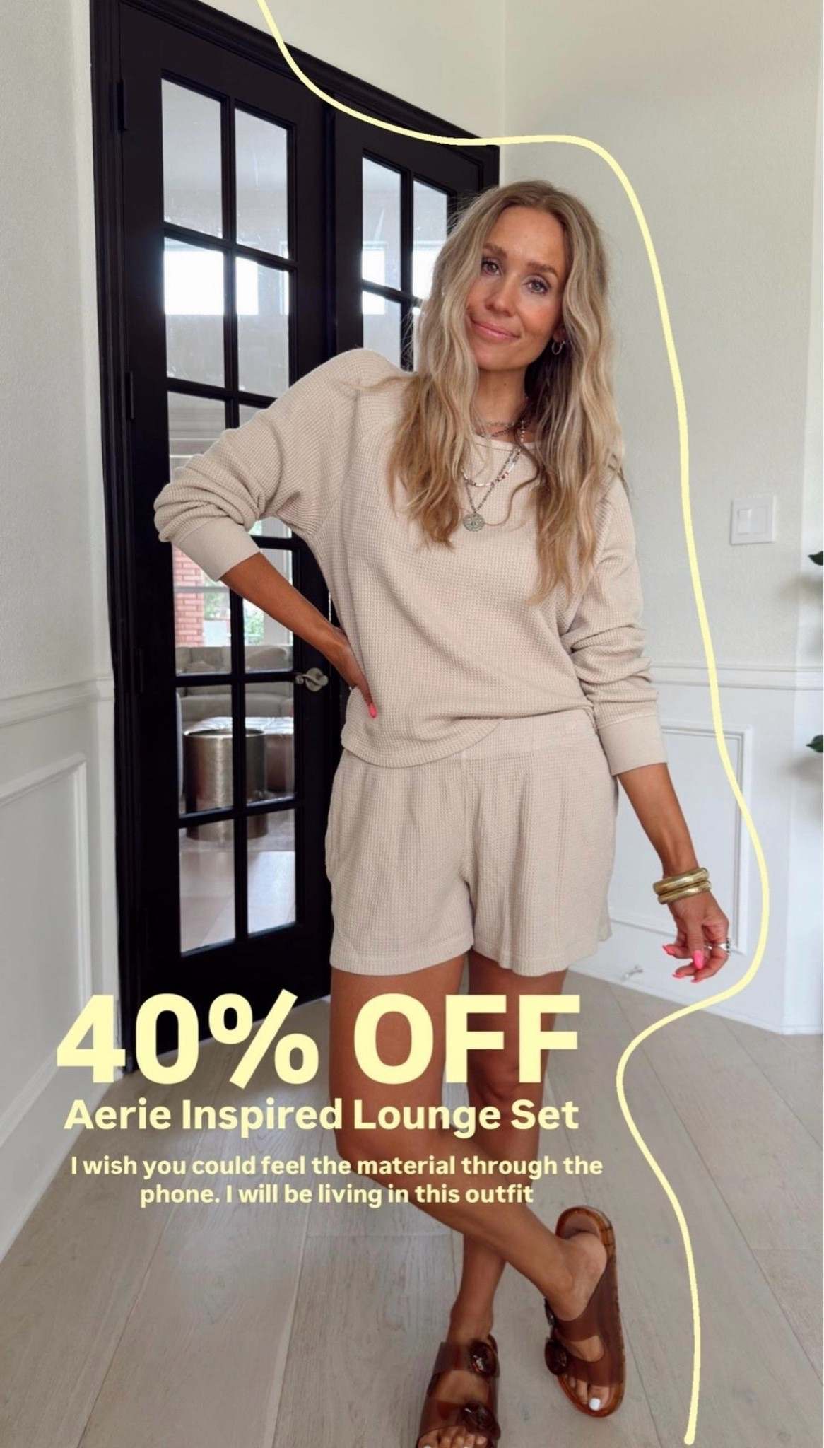 🤍 40% off my favorite summer lounge set. 

Wearing size s / my tts

#LTKdayinmylife #LTKgrwm #LTKootd