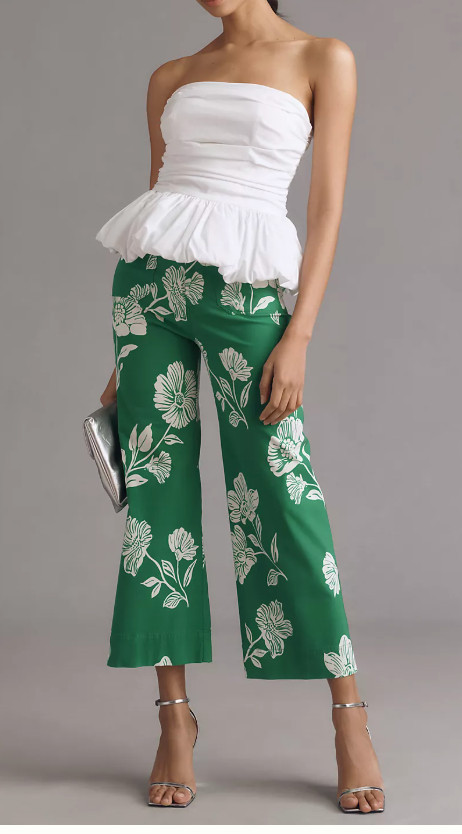 As if we didn't already love the Colette pants enough, they add this darling print. This would be such a cute vacation, shower, or elevated luau look.  

 #LTKSeasonal #LTKParties #LTKTravel