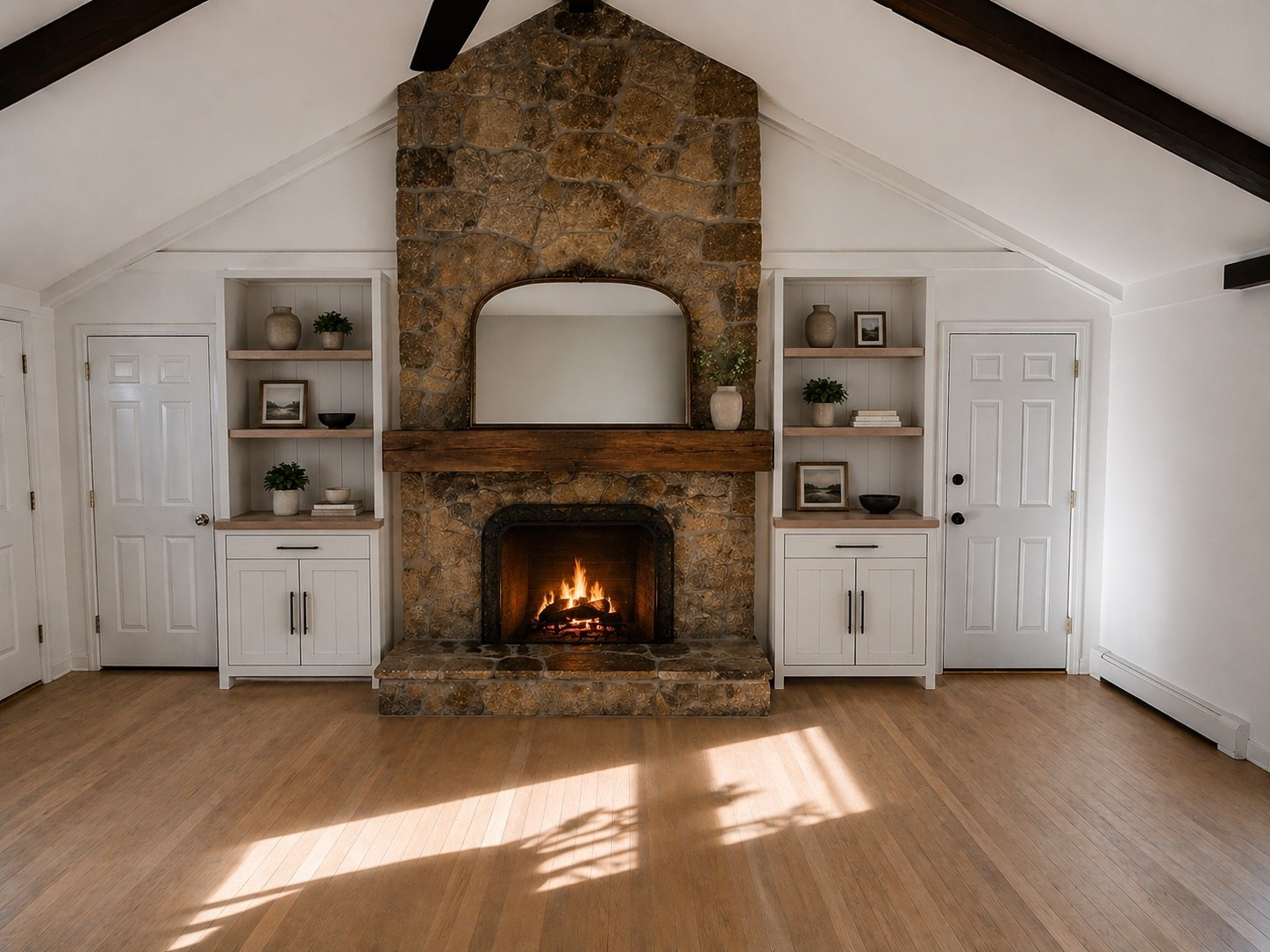 Living room layout with fireplace 

#LTKHome