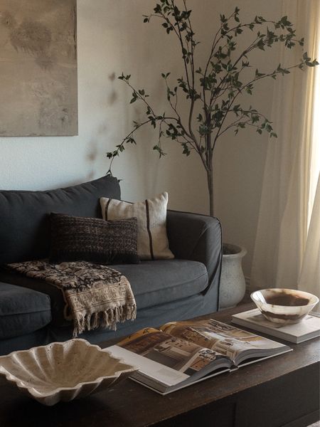 Front room views // earthy living room inspo

living room inspo, dark couch living room, magnolia home, tjmaxx finds, amazon home finds, amazon faux tree, pot, planter, art, coffee table styling, coffee table book, bowl, books 

#LTKStyleTip #LTKHome