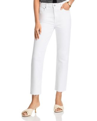 AQUA High Rise Straight Jeans - Exclusive  | Bloomingdale's Women | Bloomingdale's (US)