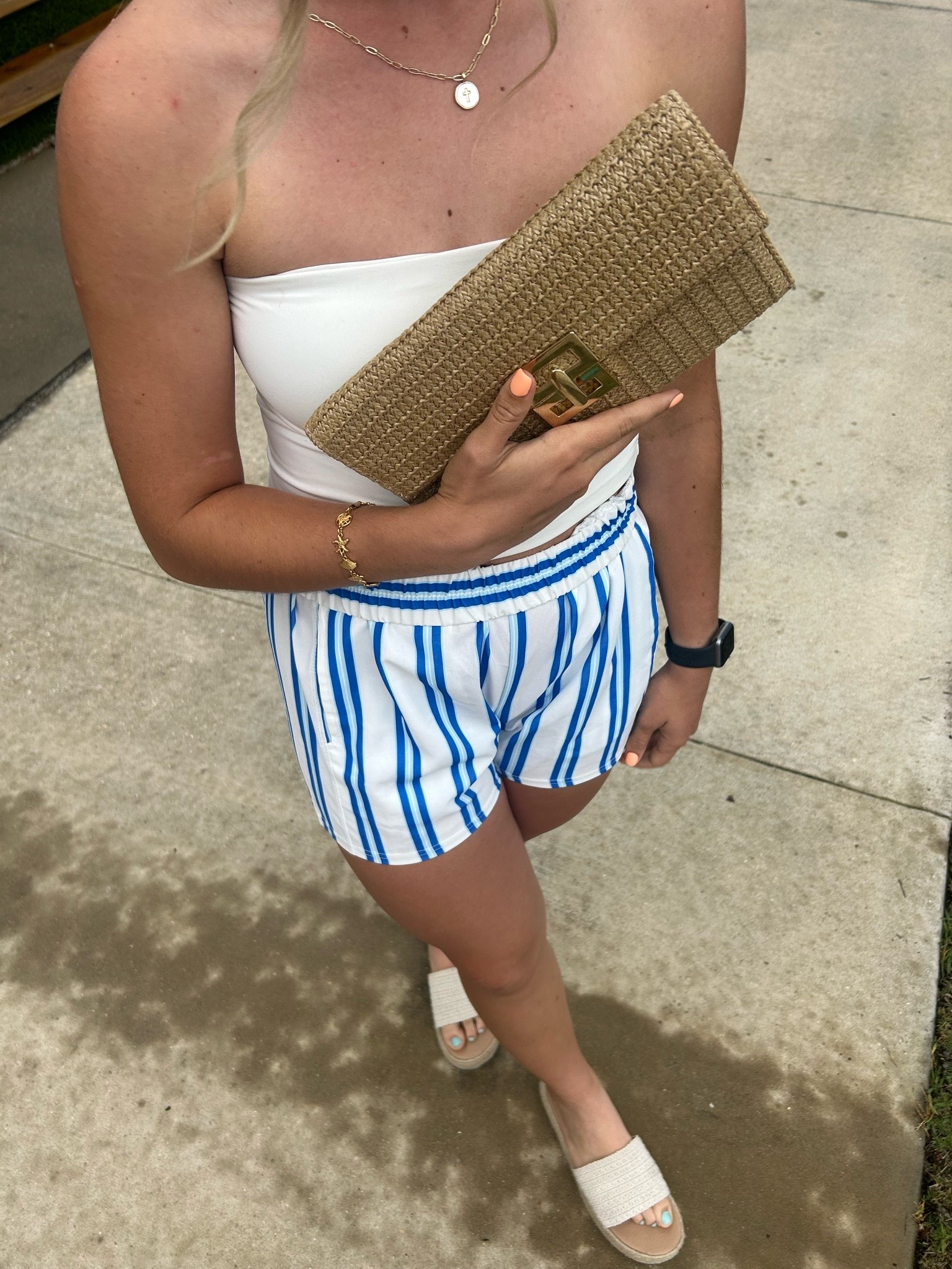 night one outfit 🌊✨

summer beach trip outfit inspo

necklace is from @edenandco on insta

shorts are @willowtreeboutique on fb

#LTKootd #LTKSeasonal #LTKdayinmylife