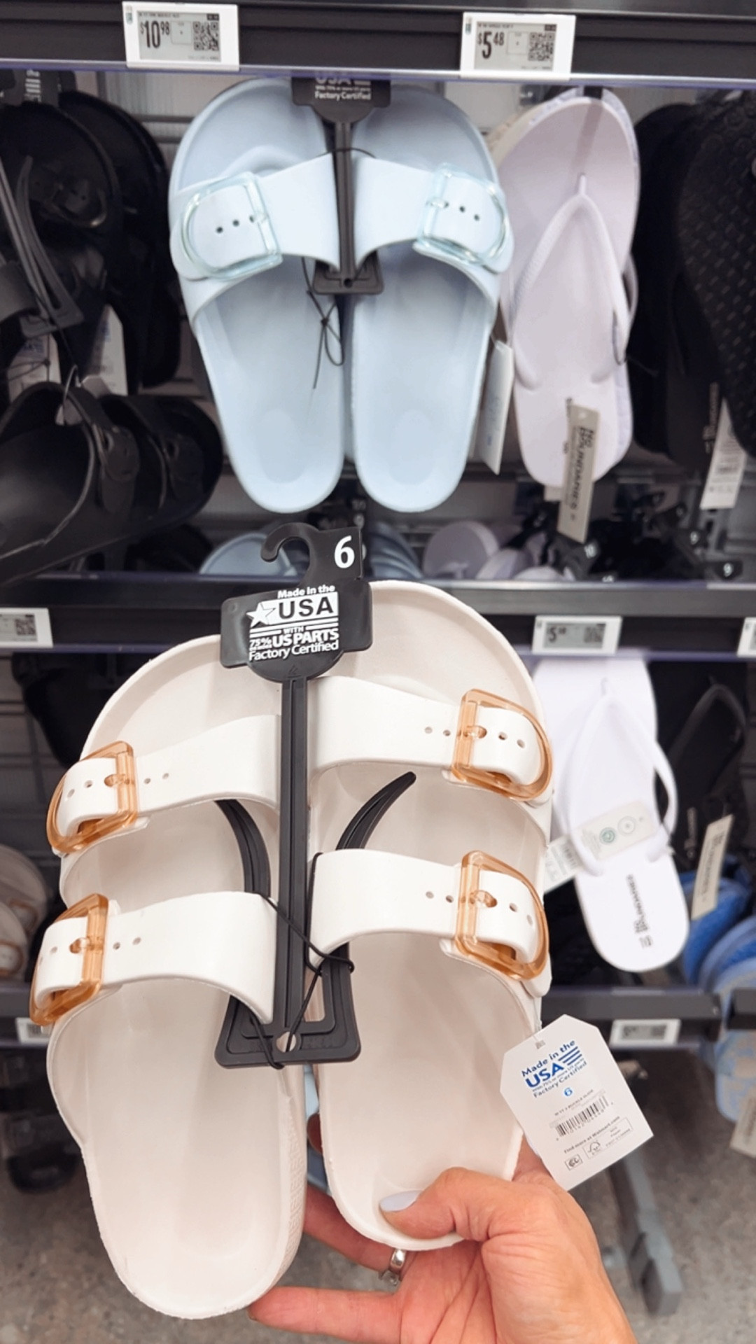 Cute sandals for Spring under $10, Birkenstock lookalikes. Spring sandals, Walmart sandals, vacation style, pool slides, spring break style.  Walmart 

#LTKSeasonal #LTKSaleAlert #LTKOver40