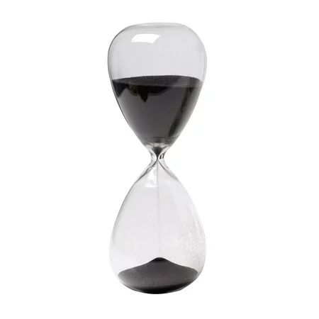 30 Min. Hourglass Sand Timer Black 8 | Walmart (US)