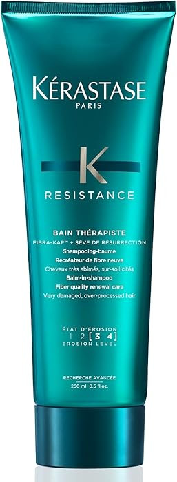 Kérastase Resistance Bain Thérapiste Gel Shampoo For Over-stressed & Very Damaged Hair, 250ml | Amazon (UK)