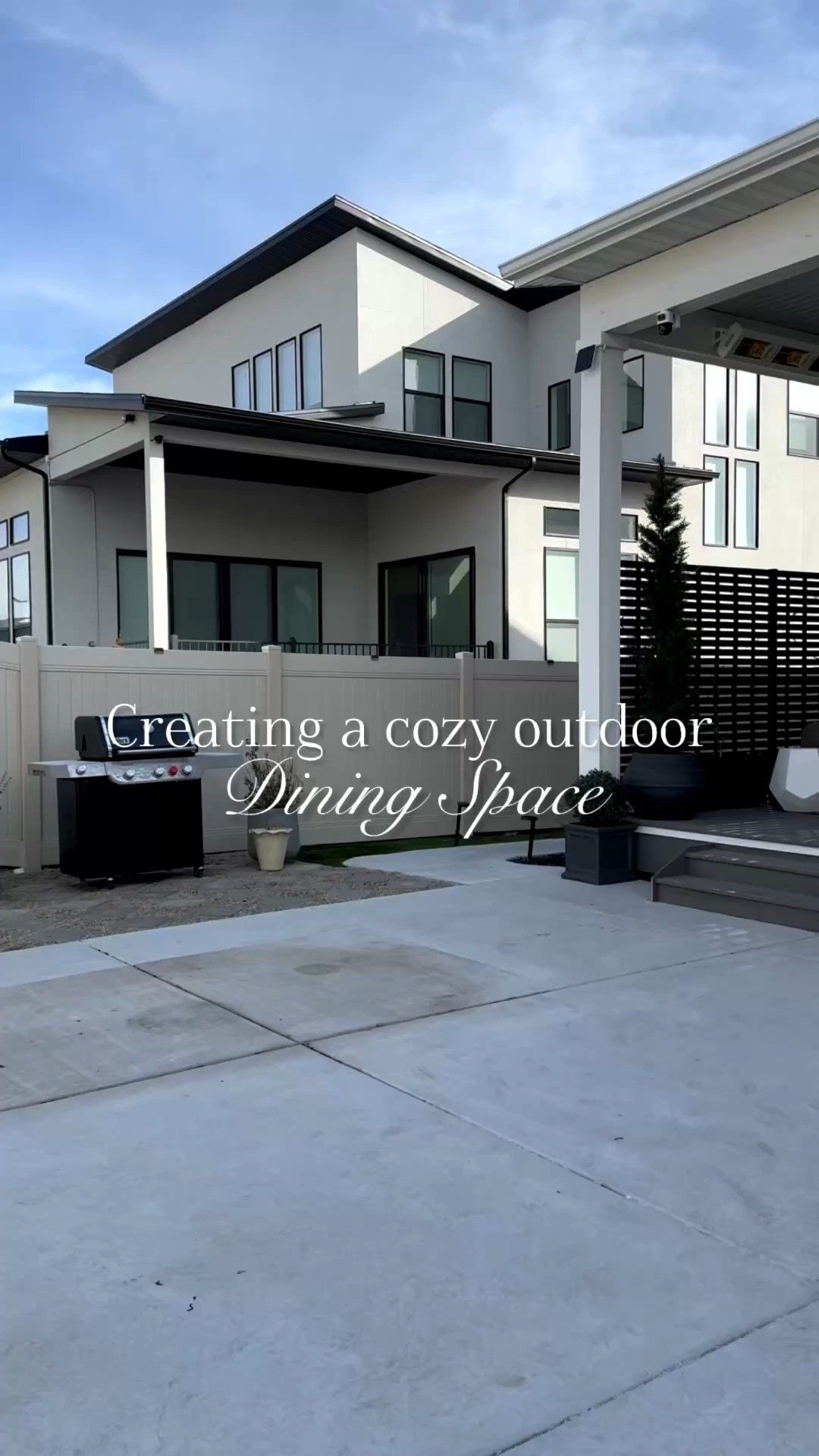 Outdoor dining space 

#LTKHome #LTKSeasonal