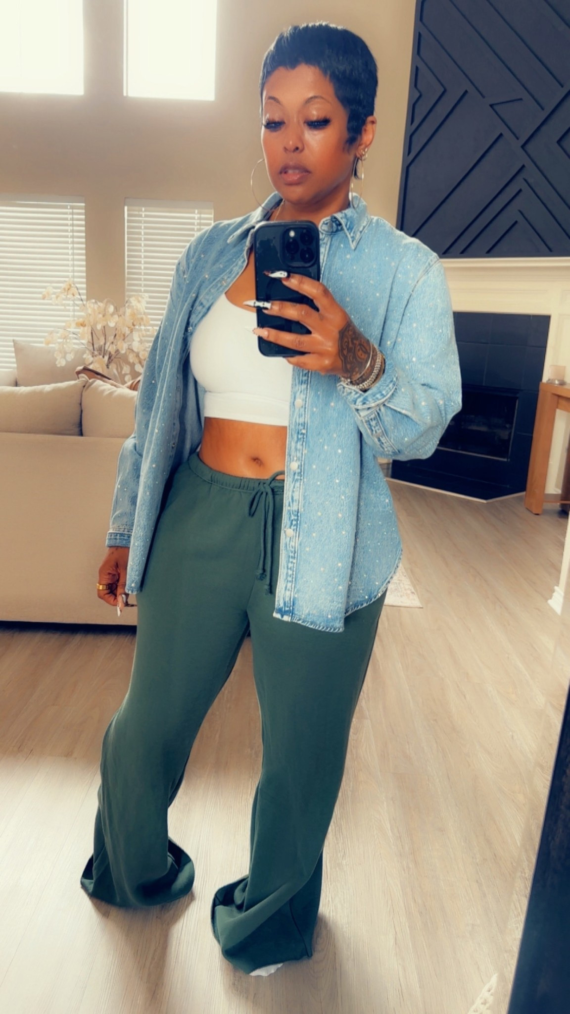 Denim and Joggers 

#LTKMidsize