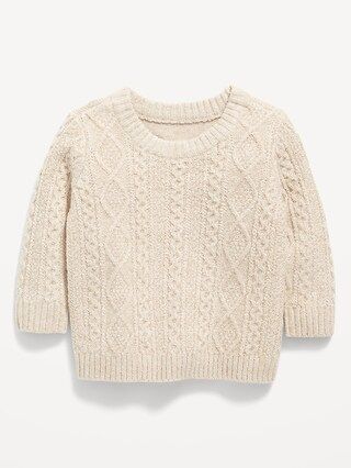 Unisex Cable-Knit Pullover Sweater for Baby | Old Navy (CA)