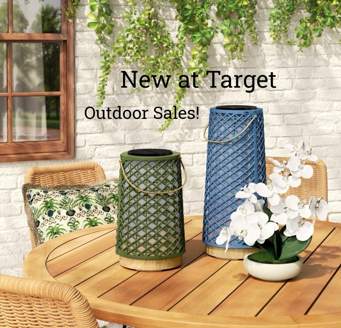 New outdoor collection at Target! Shop outdoor pillow, lanterns, on sale! Shop orchids  and more new outdoor planters and accessories. 

#LTKSaleAlert #LTKHome