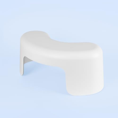TUSHY Arc Toilet Stool: Supports a Natural Comfortable Squatting Posture to Unkink Your Colon for Easier Bowel Movements | Sleek, Space-Saving Design with Smooth, Curved Shape for Foot Comfort | Amazon (US)
