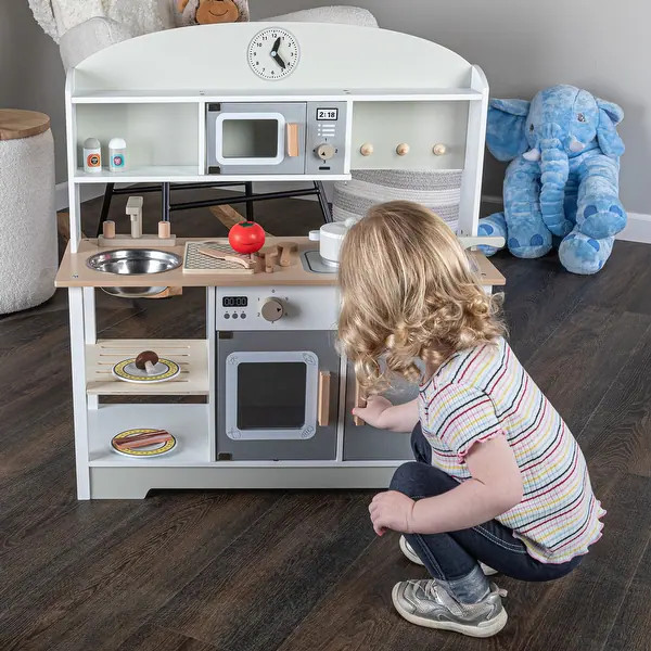 Hey Play Kids Kitchen Playset with Accessories - Bed Bath & Beyond - 41504138 | Bed Bath & Beyond