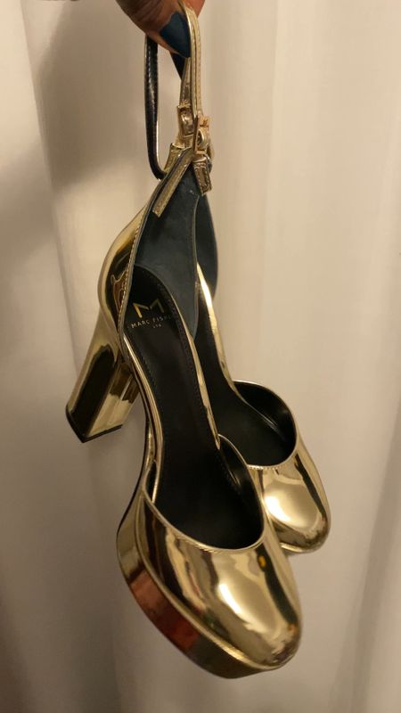 The Perfect Gold Platform Heel by Marc Fisher that can be worn all year long

#LTKstyletip #LTKshoecrush #LTKworkwear