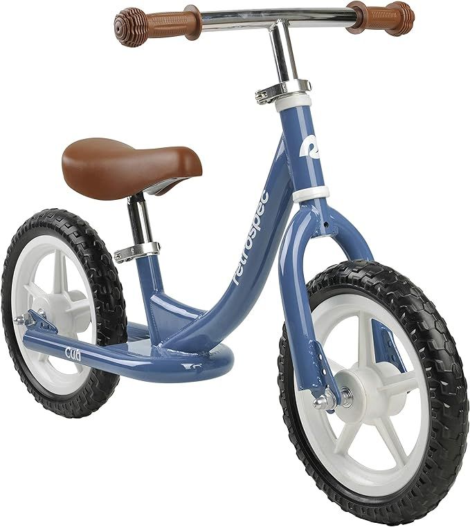 Retrospec Cub Kids Balance Bike No Pedal Bicycle - Beginner Toddler Bike - Steel Frame & Air-Free... | Amazon (US)