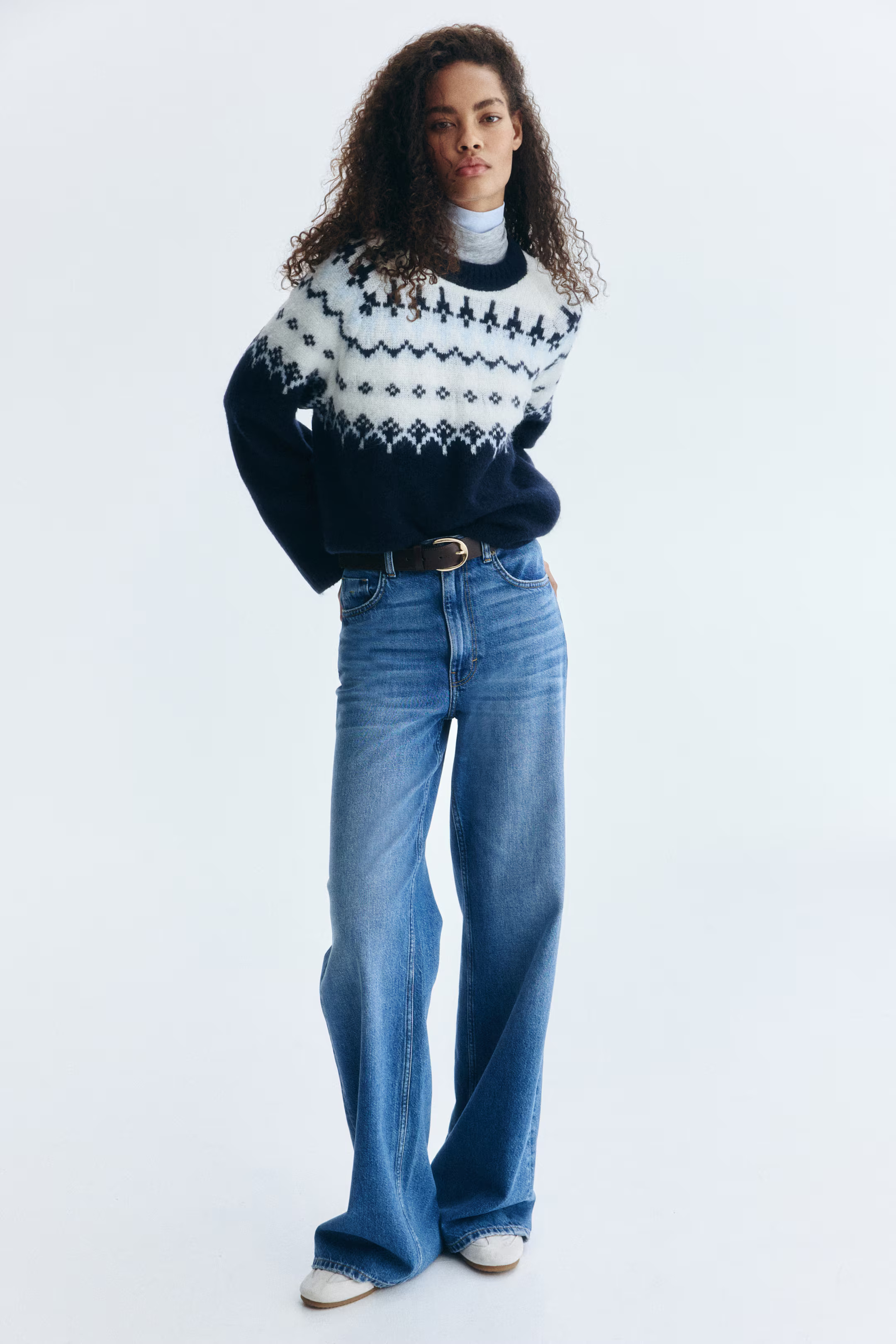 Jacquard-Knit Sweater | H&M (US + CA)