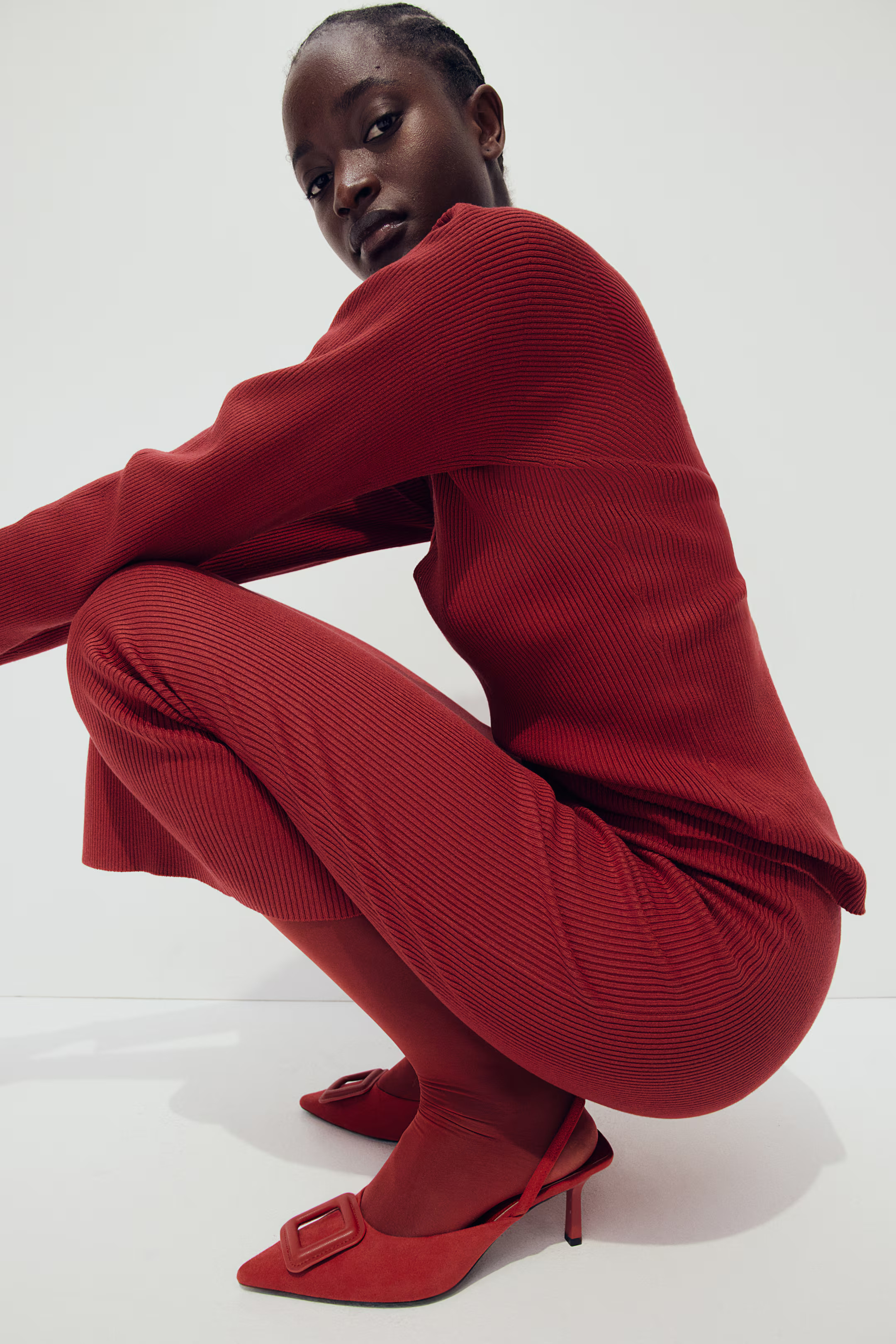 Rib-knit pencil skirt | H&M (UK, MY, IN, SG, PH, TW, HK)