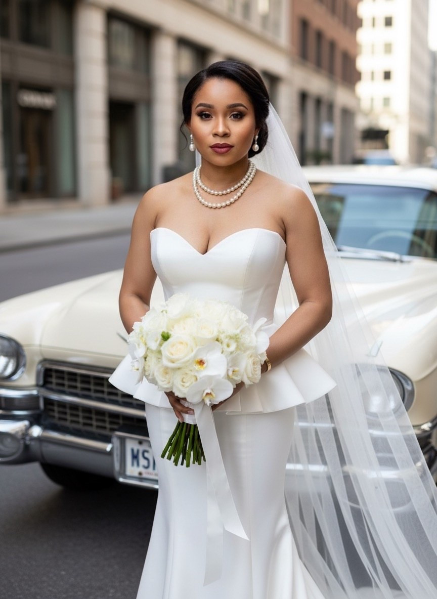 For my Holiday & Fall Brides 🍂✨There’s something breathtaking about a bride in the fall or holiday season—when the air is crisp, the colors are warm, and love feels even more sacred. There’s a softness to the light, a magic in the atmosphere, and a sense that this moment was destined just for you.

As I curated this bridal edit, I imagined the glow of a November sunset, the gentle shimmer of holiday lights, and that quiet, emotional pause right before you walk down the aisle. Whether your dream look is elegant, timeless, romantic, or modern, I wanted to bring pieces that capture that feeling.

From Anthropologie’s ethereal silhouettes, Macy’s lux, Amazon’s surprisingly stunning affordable gowns, Etsy’s handcrafted veils made with love…And even the iconic white Jimmy Choo bridal heels that make every step feel like a fairytale - these pieces are the foundation of a memory you will carry forever.Your dream bridal moment is one scroll away.
 Shop the gowns, veils, and accessories I’ve tagged and create the look that will take everyone’s breath away-including your own. 🤍✨
 fall bride, holiday bride, winter wedding dress, anthropologie bridal gown, amazon bridal dress, etsy veil, jimmy choo bridal heels, white jimmy choo shoes, wedding accessories, fall wedding outfit, winter bride look, elegant wedding dress, romantic bridal style, petite bridal gowns, wedding inspo, bridal shopping edit, minnafropolis bridal
#LTKCyberWeek

#LTKWedding #LTKPetite