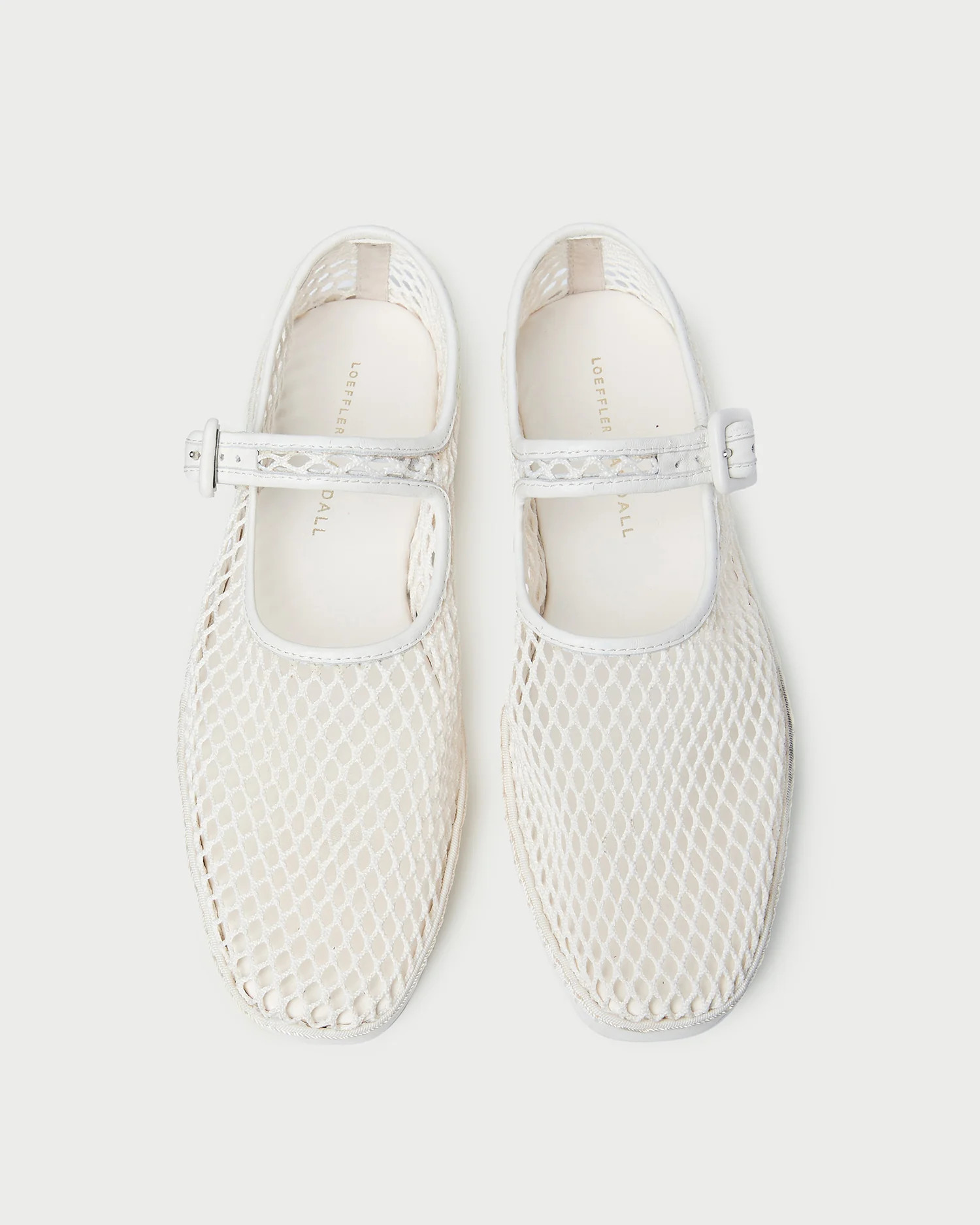 Rita White Netted Mary Jane | Loeffler Randall