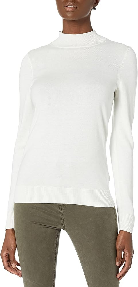 Amazon Essentials Women's Lightweight Mockneck Sweater (Available in Plus Size) | Amazon (US)