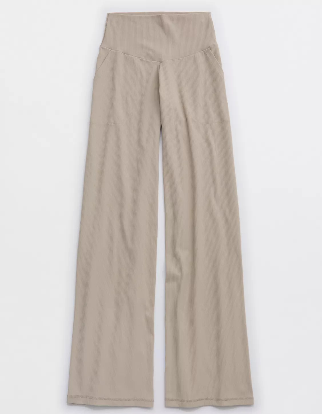 OFFLINE By Aerie Real Me XTRA High Waisted Ribbed Trouser | Aerie