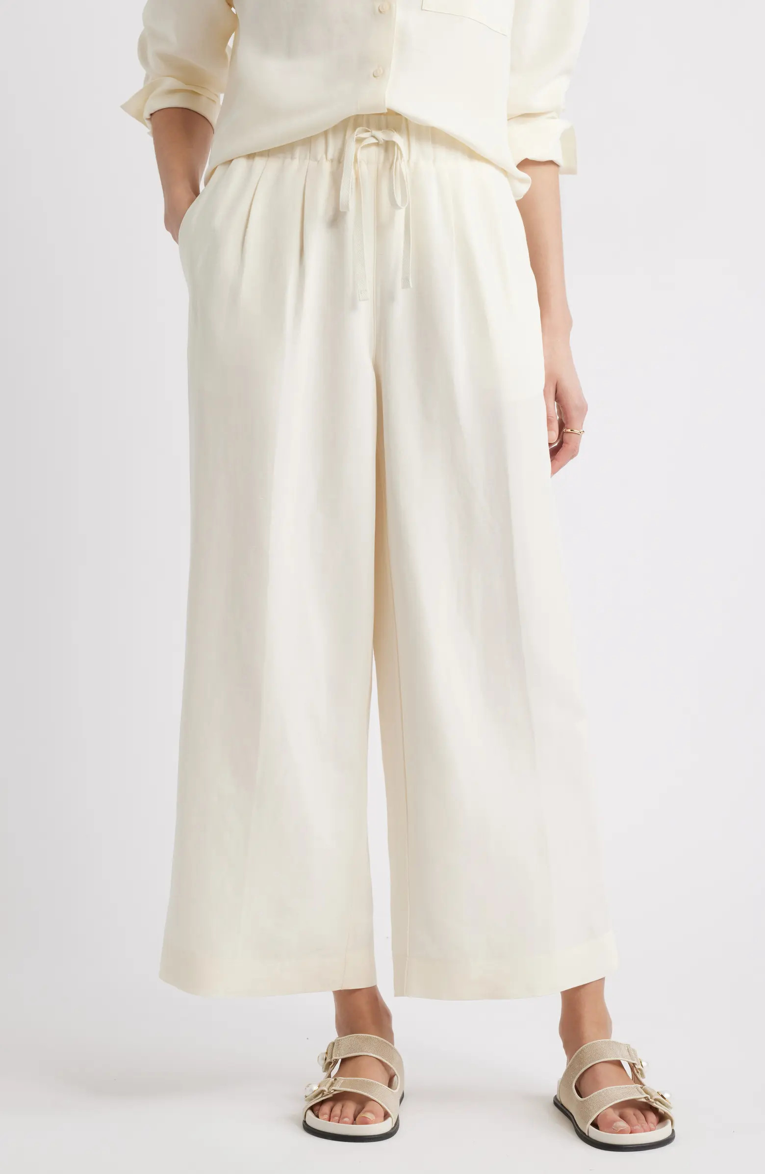 Wide Leg Crop Pants | Nordstrom