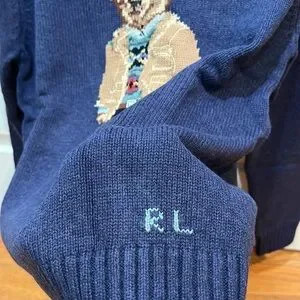 NWOT new without tag men’s Ralph Lauren bear sweater size M | Poshmark