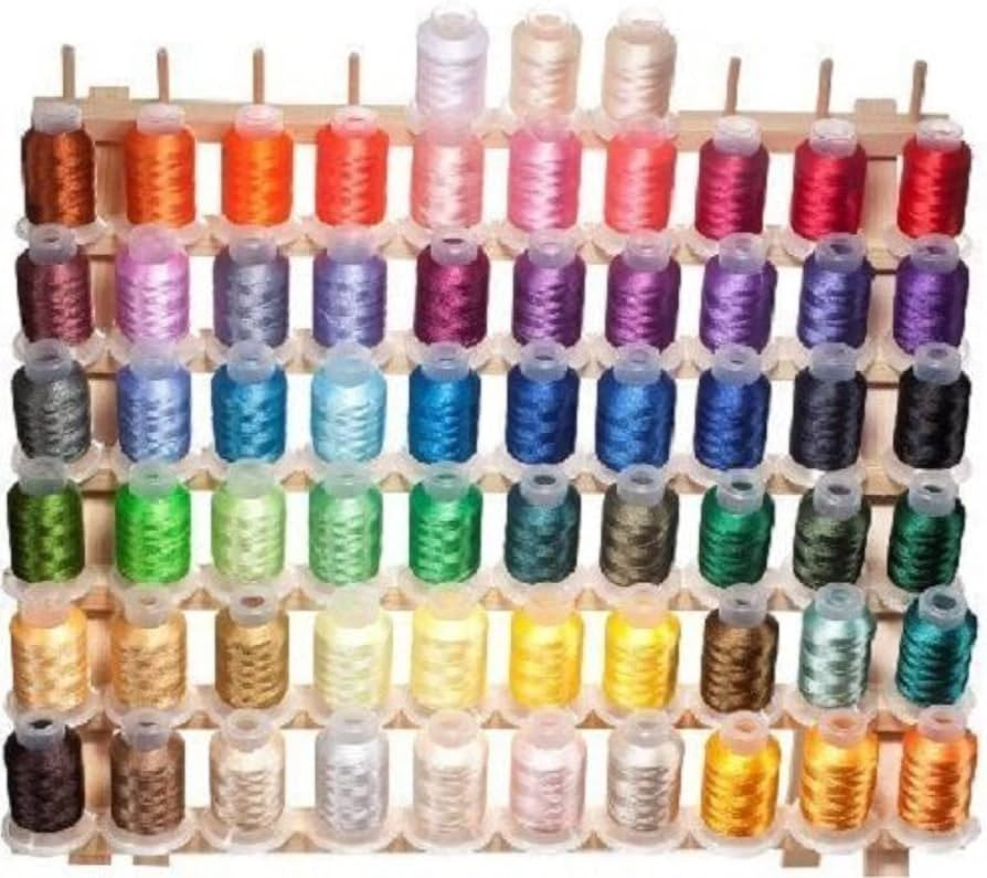 63 Brother Colors Embroidery Machine Thread | Amazon (US)