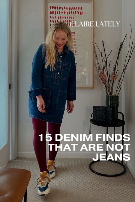 Your favorite denim fabric in more than just jeans - dresses, jackets, skirts, tops, overalls, and even shoes! For work or everyday outfits, Here are 15 favorites under $100 with a few mid priced options sprinkled in
Love, Claire Lately

#LTKfindsunder100 #LTKshoecrush #LTKMostLoved