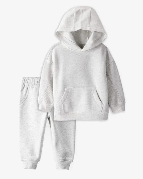Toddler Boy 2-Piece DayDream Fleece Long-Sleeve Hoodie & Joggers Set - Grey | Carter's Inc