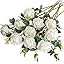 Artificial Rose Flowers Realistic Silk Burnt Edge Vintage Rose with Long Stem for Home Bridal Wed... | Amazon (CA)