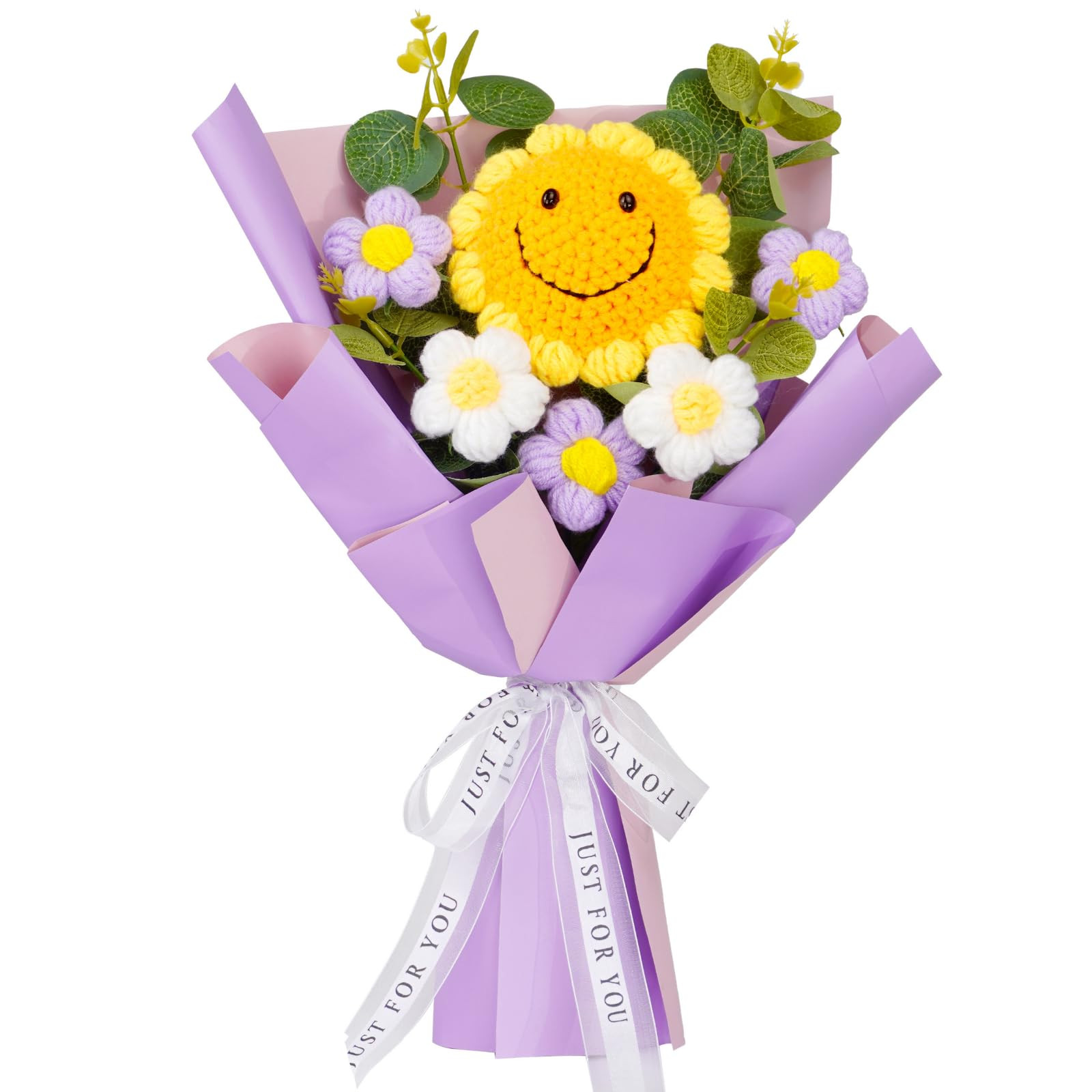 Artificial Sunflowers Bouquet Hand-Woven Rose Artificial Flower(Pack of 1), Suitable for Family T... | Amazon (US)