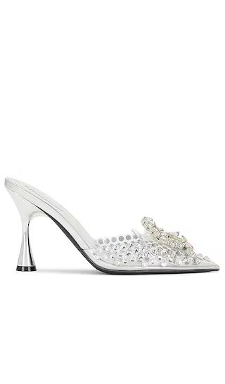 Charmin Heel in Clear-Silver | Revolve Clothing (Global)