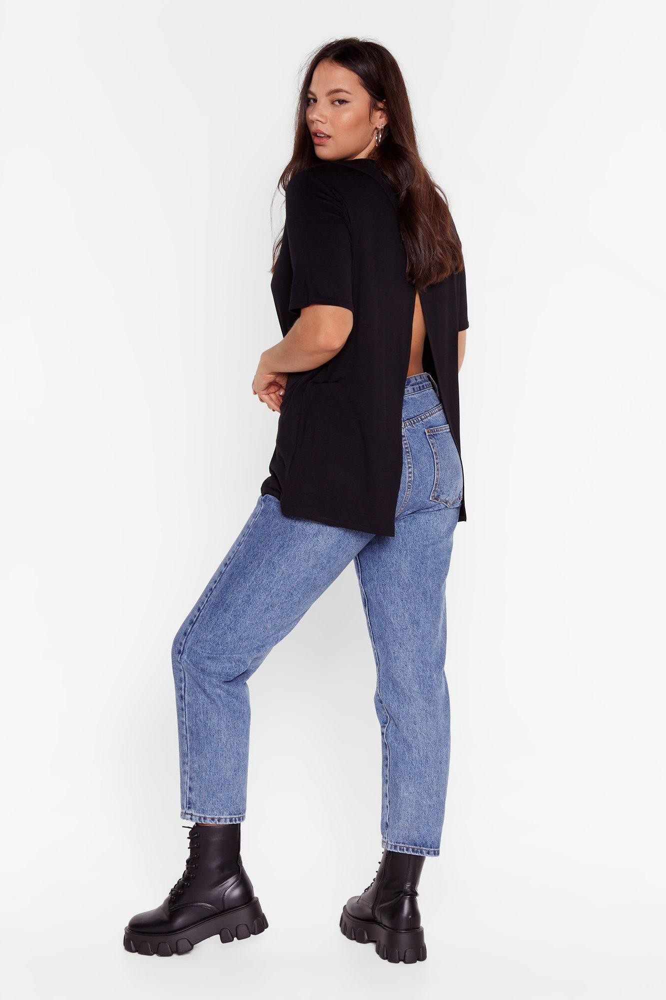 Back It Up Slit Plus Tee | NastyGal (US & CA)