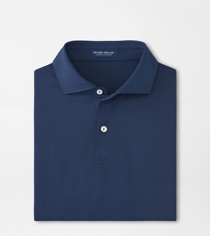 Peter Millar Men's Soul Performance Mesh Polo | Color: Navy | Size: M | Peter Millar