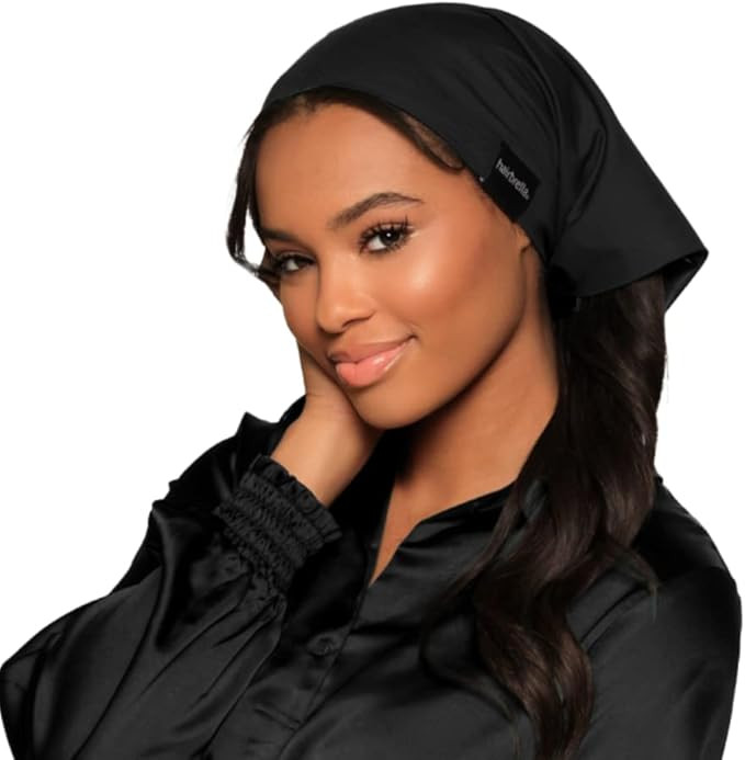 Hairbrella Satin-Lined Bandana, Waterproof Rain Scarf, Headband, Satin Scarf | Amazon (US)