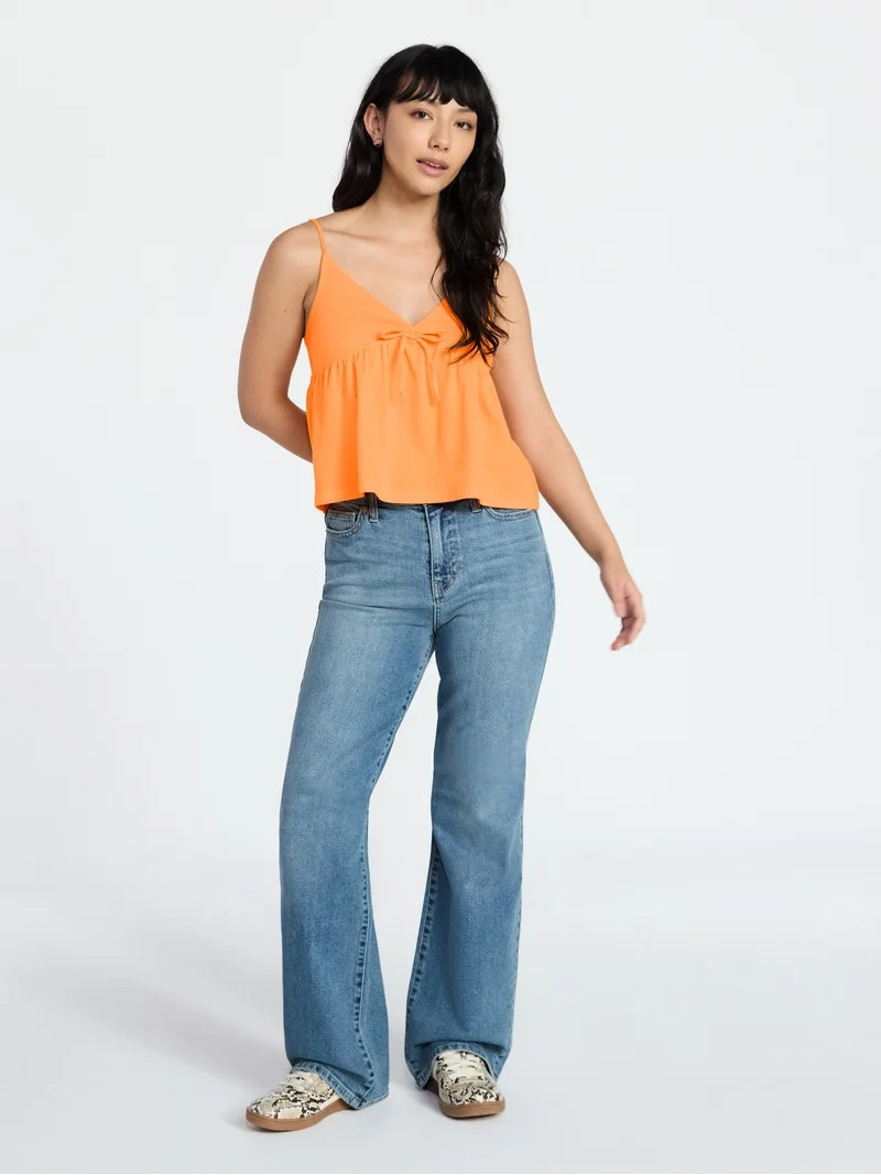 No Boundaries Babydoll Cami Top, Women's XXS-XXL | Walmart (US)