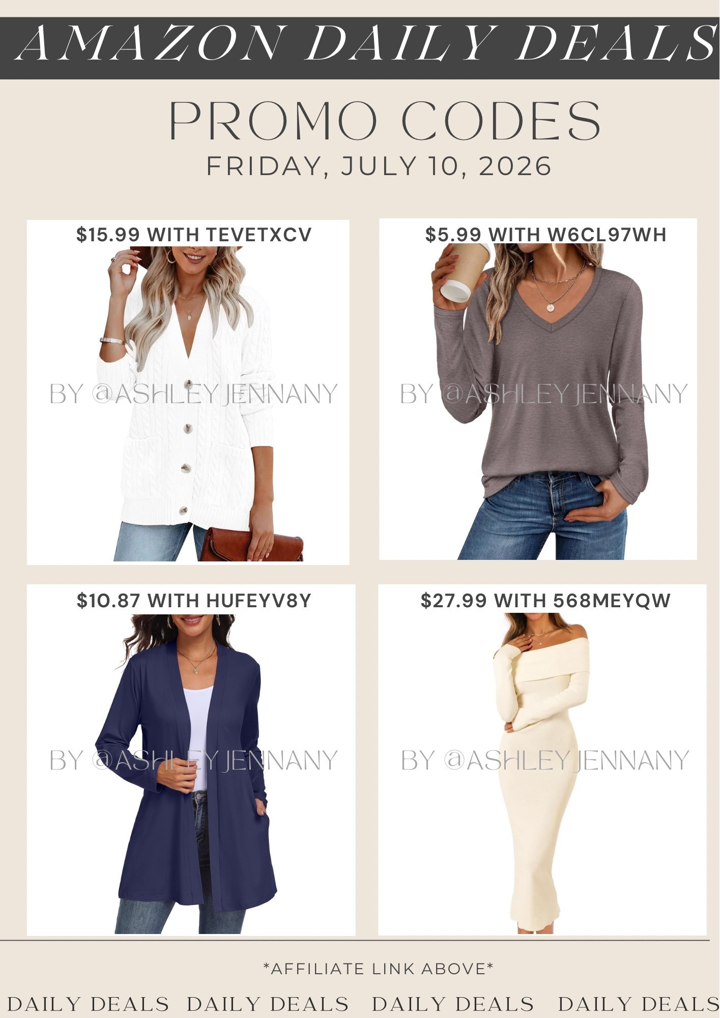 Amazon deals

#LTKSaleAlert #LTKMidsize #LTKSeasonal