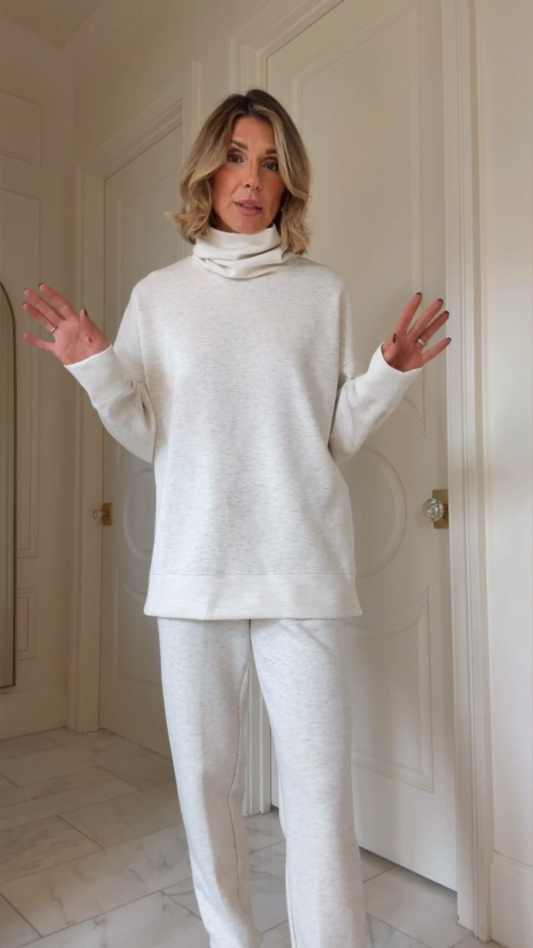 Giving this a 10/10 - this super cute matching set from Target. Super soft, doesn't wrinkle easy. I'm wearing size small in the top and xs in bottoms 

#LTKFindsUnder50 #LTKFindsUnder100