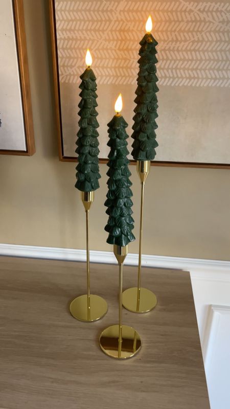 Holiday Decor | Christmas Decor | Christmas Candles | Holiday Candles | Candlesticks | Christmas Tree Candlesticks 

#LTKSeasonal #LTKHoliday #LTKfindsunder50