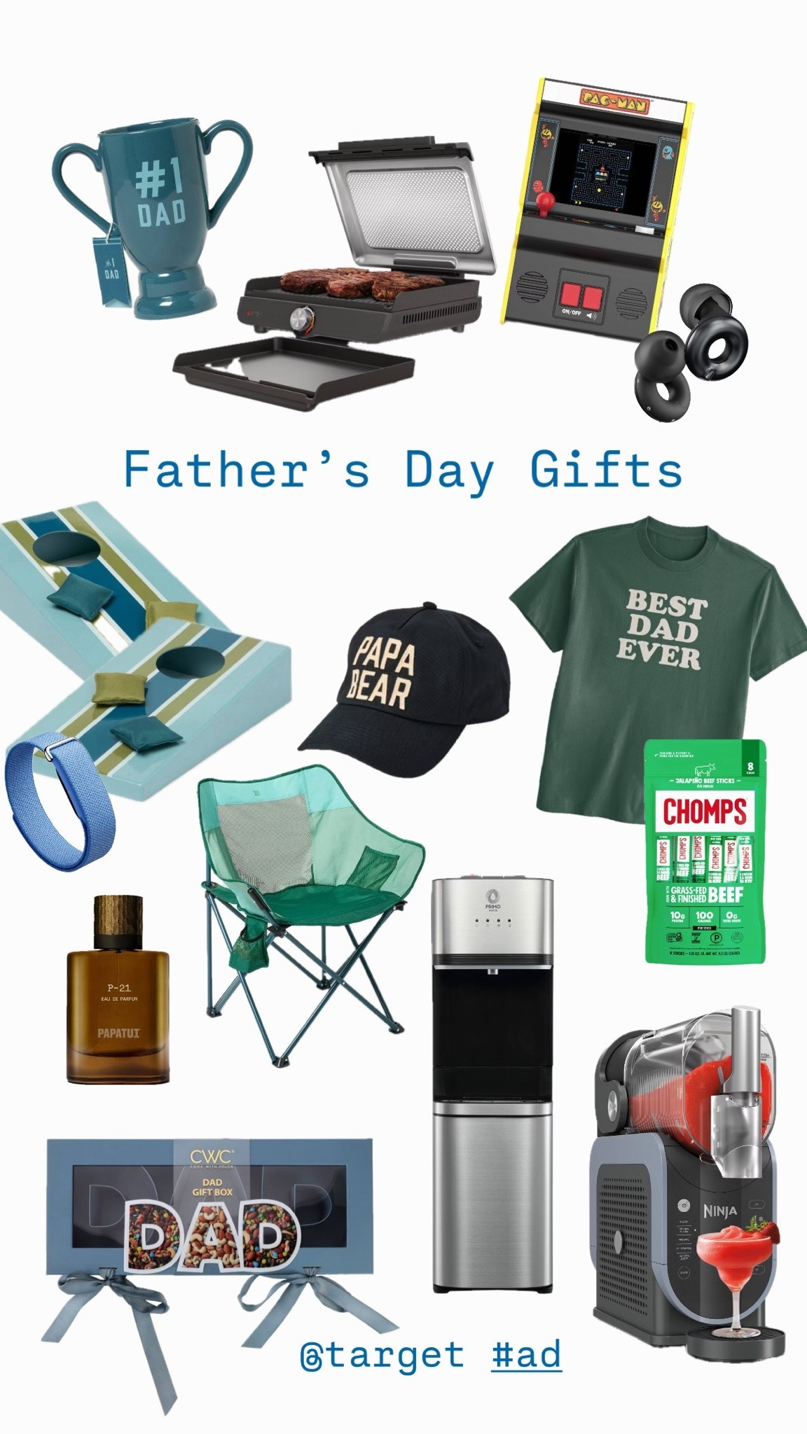 @target #ad #sponsored
 We’re shopping for Father’s Day gifts (only a few more days to shop!) and we’ve found some great things for our dads, FIL & grandpas! Drinking fountain? Slushie maker? Comfy ear plugs? YES!