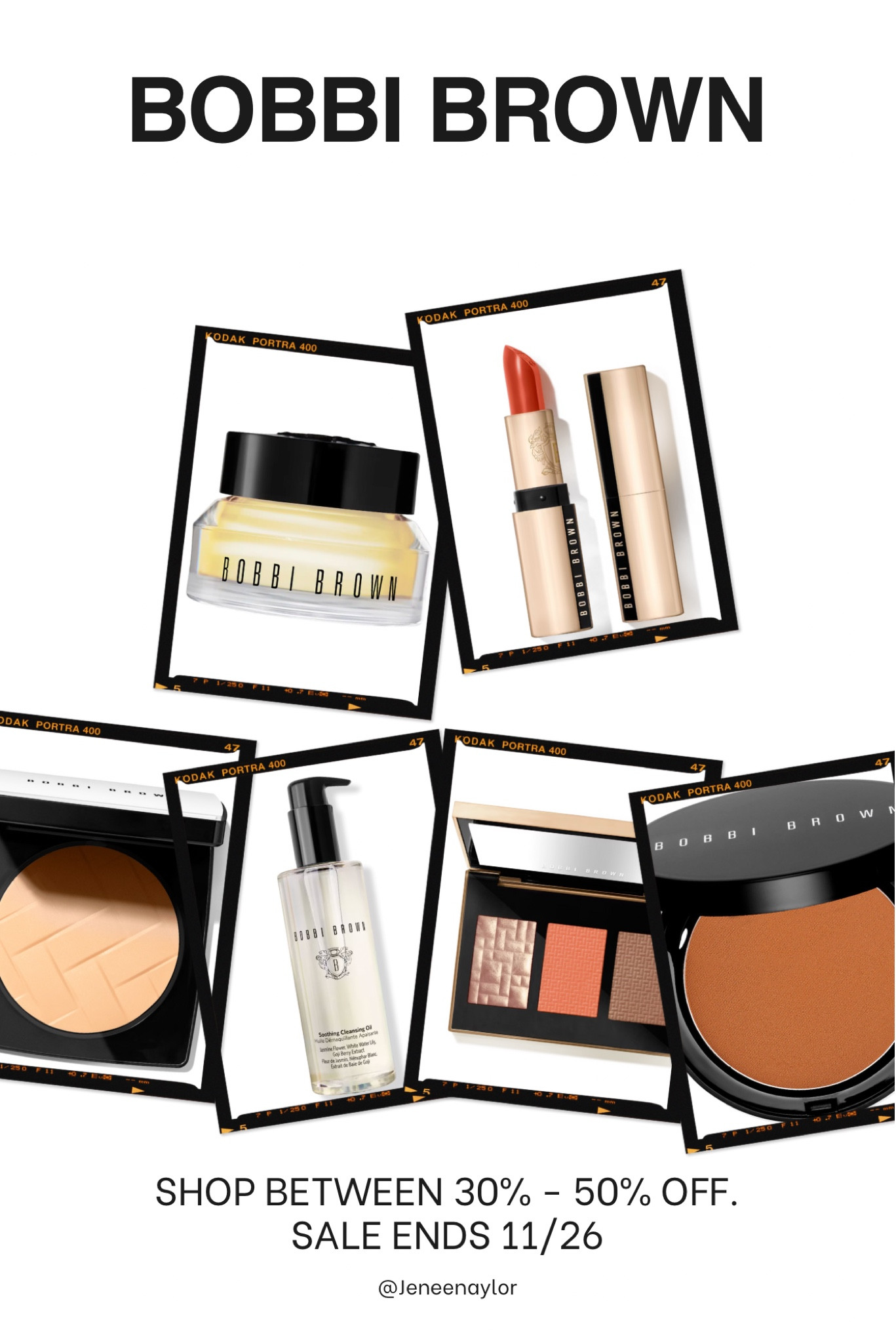 Shop Bobbi Brown’s Black Friday Sale! Receive between 30%-50% off  select orders!

Happy shopping! 

#LTKsalealert #LTKCyberWeek #LTKGiftGuide