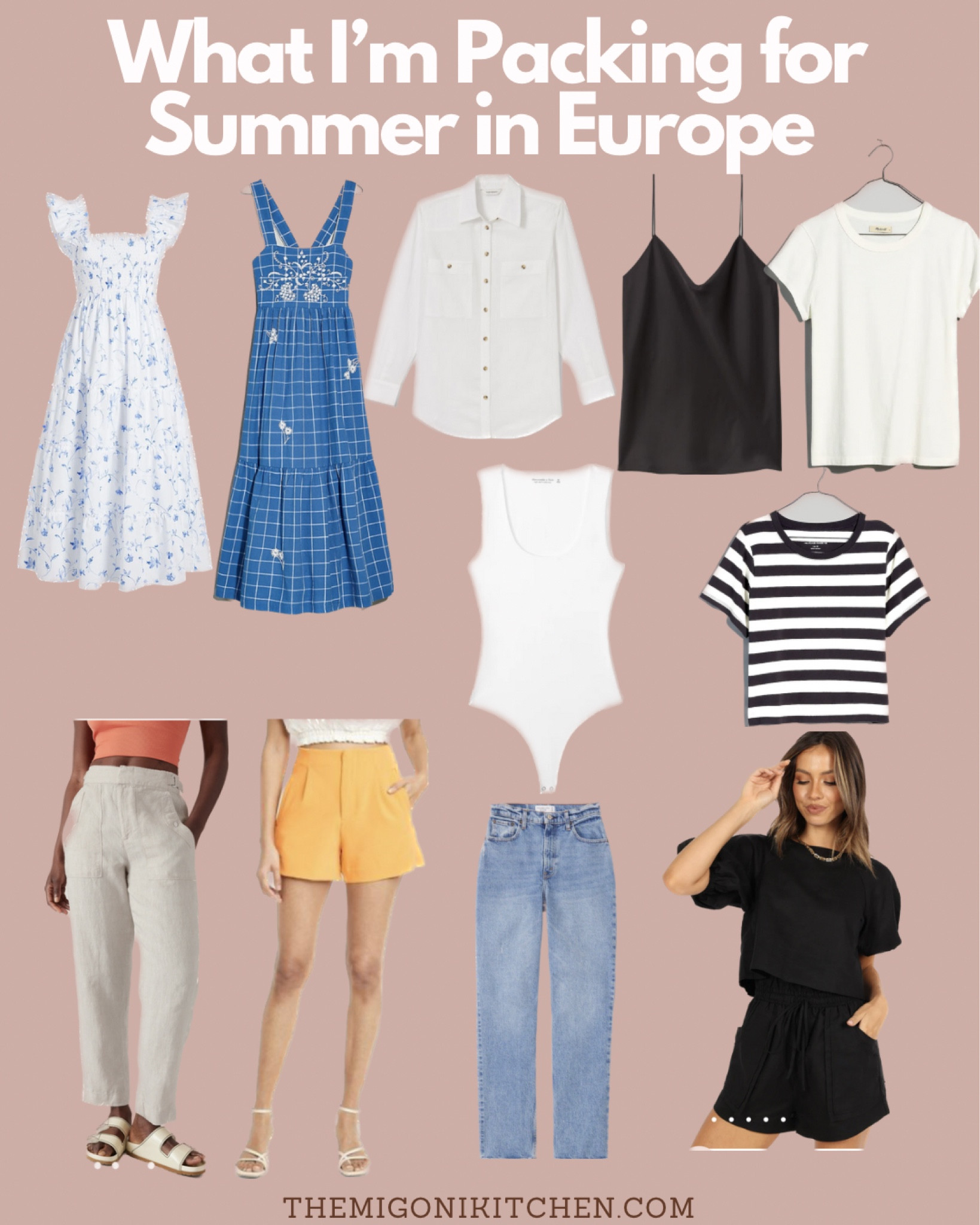 My clothing packing list for summer in France!

#LTKSeasonal #LTKtravel